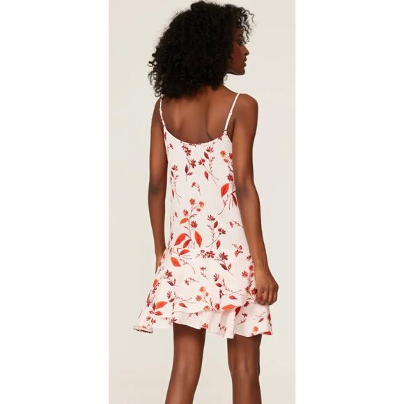 Thakoon Pink Leaf Tank Dress 8 - Picture 2 of 12